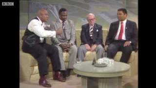 Frazier Ali and Foreman On British TV Show Very Funny [upl. by Oirretna773]