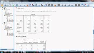 Frequencies Analysis in SPSS [upl. by Ahsele685]