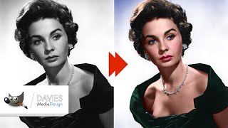 How to Colorize Black and White Photos with GIMP [upl. by Annij]