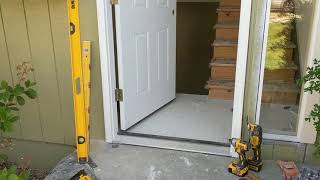 Jeld Wen Front Door Installation  Really crappy products and craftsmanship PART 1 [upl. by Forsyth]