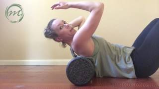 Thoracic Extension Over Foam Roll [upl. by Kaia]