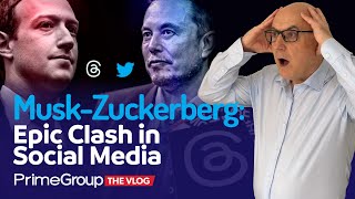 MUSK vs ZUCKERBERG Epic Clash in Social Media [upl. by Acissey]