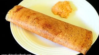 Dosa recipe  Easy Dosa batter recipeHow to make dosa batter using rice flour [upl. by Ynamreg]