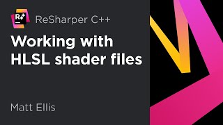 Working with HLSL shader files in ReSharper C [upl. by Kehr523]