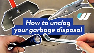 How to Unclog Your Garbage Disposal Three Methods 🔦 🧰 🔧 [upl. by Ienttirb812]