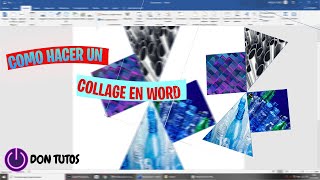 COMO HACER UN COLLAGE EN WORD2020 [upl. by Lletnwahs]