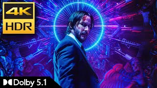 4K HDR  Trailer  John Wick 4  Dolby 51 [upl. by Ynaffad75]