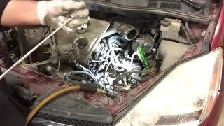 How To Replace A Toyota Sienna Starter  Sienna 33L Starter Replace Video [upl. by Notlok299]