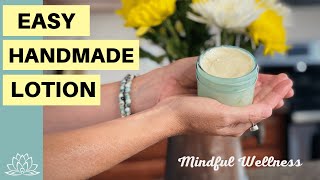 BEST Moisturizer DIY Lotion Recipe Natural Ingredients  Natural Minimalist  Mindful Wellness [upl. by Hobbie]