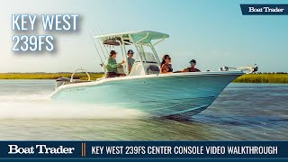 Key West 239 FS Center Console Walkthrough [upl. by Favrot]