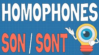 Homophones SON et SONT  Leçon et Exercices [upl. by Ellehcram]