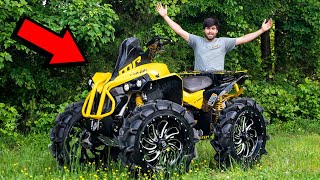 We Put GIANT Tires on My FOURWHEELER [upl. by Adnawat]