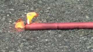 ROAD FLARES How to ignite Road Flares or Fusees [upl. by Mathis837]