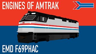 Engines of Amtrak  EMD F69PHAC [upl. by Whelan270]