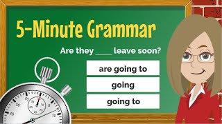 FUTURE SIMPLE Going To  English Grammar Lesson  MINI QUIZ [upl. by Demaggio]