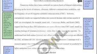 APA example paper [upl. by Oak]