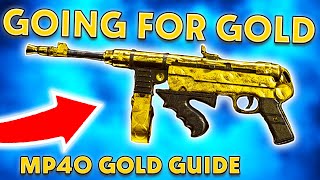 FASTEST WAY TO GET MP40 GOLD  GOLD CAMO GUIDE – COD VANGUARD [upl. by Ynetruoc]