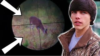 Gun MISFIRES on BIG BUCK  Opening day Hunt [upl. by Akinajnat]