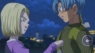 Trunks se asusta al reencontrarse con N° 18  DBS Audio Latino [upl. by Herra]