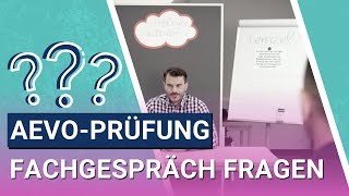 Beispielhaftes Fachgespräch mit 8 Prüfungsfragen aus der praktischen Ausbildereignungsprüfung AEVO [upl. by Corie811]