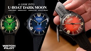 UBoat Darkmoon mens watch unboxing and review from watchpilotcom [upl. by Siekram863]