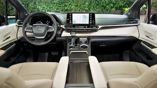 2021 AllNew Toyota Sienna Models  Interior Details [upl. by Araf]