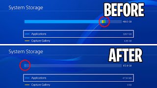 How to GET MORE STORAGE ON PS4 3 BEST METHODS [upl. by Adliw]