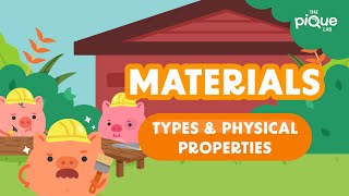 Materials Types amp Physical Properties  Primary School Science Animation [upl. by Nakre]