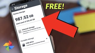 How to Get UNLIMITED Storage on ANDROID for Free [upl. by Oigroeg134]