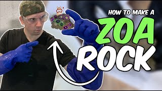 How to Make a Zoanthid Rock for Your Reef Tank Beginner Level [upl. by Eneloc]