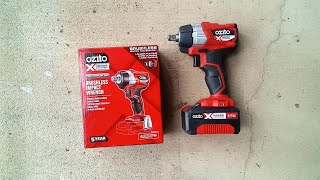 Ozito PXC 18V Brushless Impact Wrench review and test part 1 [upl. by Oira]