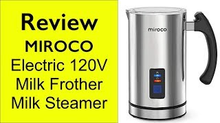 Review Miroco Milk Frother  How to make froth milk at home [upl. by Janka]