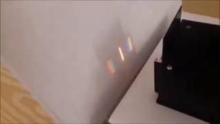 AWESOME Physics demonstration quotYoung s experiment with white lightquot [upl. by Amargo532]