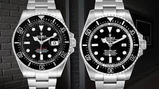 Rolex Seadweller Deepsea 44 126660 and 43mm 50th Anniversary 126600  SwissWatchExpo [upl. by Wallace626]