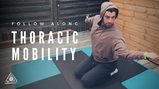 10 Minute Thoracic Mobility Follow Along Routine [upl. by Azer]