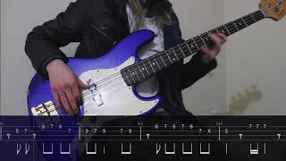 Iron Maiden  Powerslave Bass cover with Tab [upl. by Ragnar408]