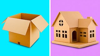 25 INCREDIBLE CARDBOARD CRAFTS TO MAKE AT HOME  Recycling Projects by 5Minute Decor [upl. by Lindell]