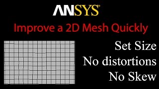 ANSYS Workbench  Improve Meshing in 3 Easy Steps [upl. by Poler798]