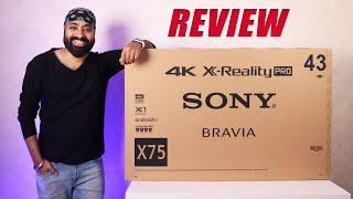 Sony Bravia X75 43 inch 4K Android TV 2021 Variant  Almost Perfect 🔥 [upl. by Phyllis]