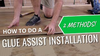 How To Do A Glue Assist Hardwood Installation [upl. by Pratte705]