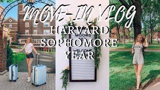 COLLEGE MOVEIN VLOG 2019 Harvard Sophomore Year [upl. by Oicinoid]