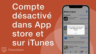 Solution Votre compte a été désactivé dans lapp store et sur iTunes [upl. by Sum461]