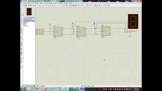 Tutorial Proteus 7 Contadores Asincronos [upl. by Dalis]