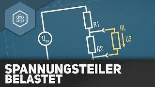 Der belastete Spannungsteiler  Elektrotechnik [upl. by Inaleon597]