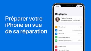 Préparer votre iPhone en vue de sa réparation  Assistance Apple [upl. by Iuq613]