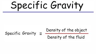 Specific Gravity [upl. by Aihsot509]