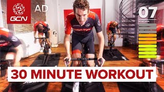 HIIT Indoor Cycling Workout  30 Minute Intervals Fitness Training [upl. by Sudnac]