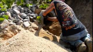 Cleaning Out A Culvert Pipe [upl. by Emmerie]