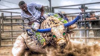 10 Most Dangerous Bulls of Rodeo History [upl. by Ahtenak]