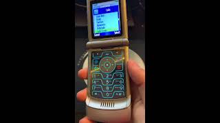 Motorola RAZR V3  Ringtones [upl. by Acinorehs]